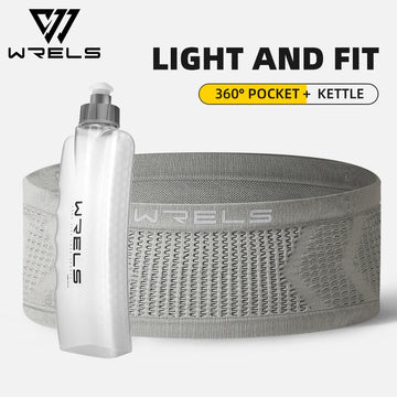 Outdoor Fitness Invisible Waist Pack and Sports Water Bottle Running Bag Multifunctional High Elastic Waist Belt Sports Kettle