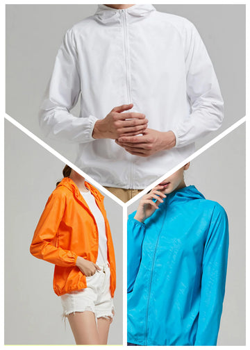 Unisex Outdoor Sun Protection Jacket Lightweight Breathable camping waterproof jacket Quick Drying Waterproof Fishing Coat