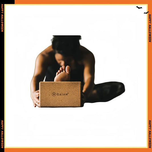 Non-Slip Cork Yoga Block for All Levels - Deepen Stretches, Gym & Home Workout Accessory