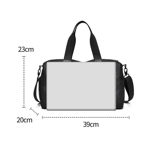 Black Adjustable Strap Crossbody Bag，Fitness bag，traveling bag，with Zipper Pockets  Ideal for Sports & Casual Outings