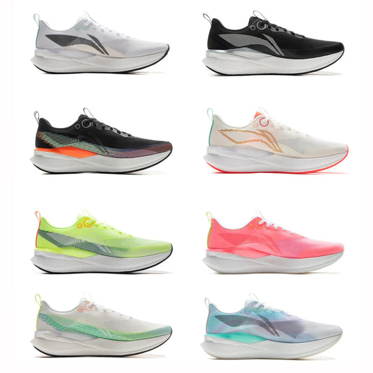 Li-Ning Men RED HARE 8 PRO Racing Running Shoes BOOM FIBER Cushion Stable Sport Shoes Light Anti-Slip Wearable Sneakers ARPV003