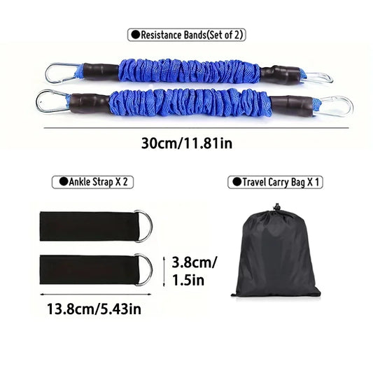 Fitness Ankle Ankle Buckle Leg Muscle Trainer Hip Joint Training Leg Strap Hook Leg Stand Anti Breaking Firmly Tension Rope Set