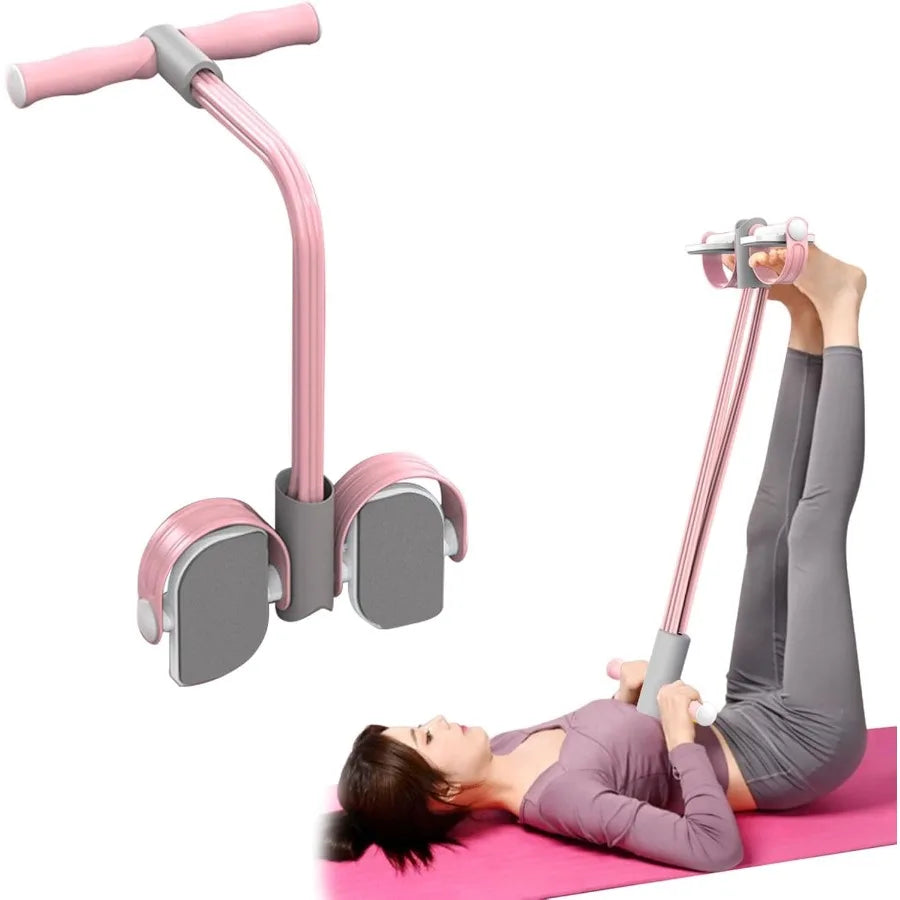 Multifunctional Pedal Puller Resistance Rope 6 Tube Tension Rope Pull Up Pilate Equipment Yoga Tension Rope Leg Trainer Workout