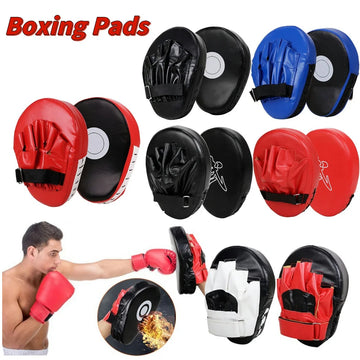 Curved Boxing Hand Target PU Leather Boxing Punching Bag Wear Resistant Taekwondo Hand Target Sports Training Equipment