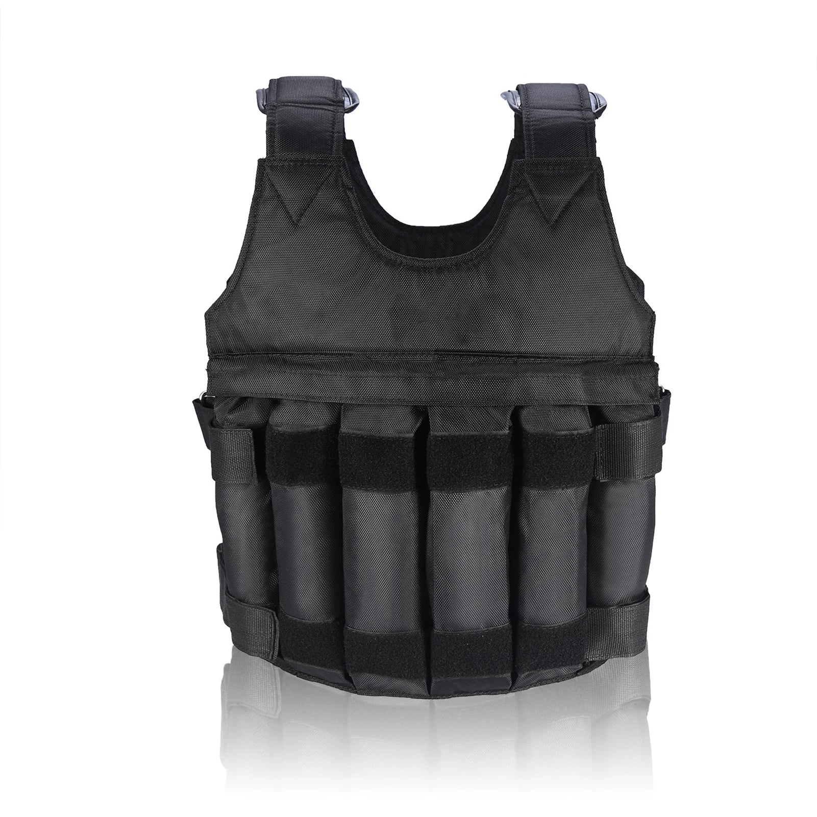 Fitness Empty Weight Vest Empty Weight Vest Exercise Training Fitness 50KG Maximum Loading Adjustable Workout Empty Weight Vest