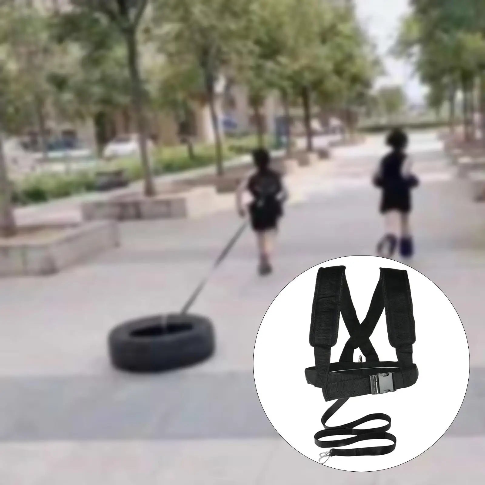 Sled Harness Football Workout Equipment Resistance Training Tire Pulling Harness