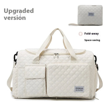 Sports and fitness bag, pull-out suitcase, luggage bag, single-shoulder Oxford cloth large-capacity simple yoga bag