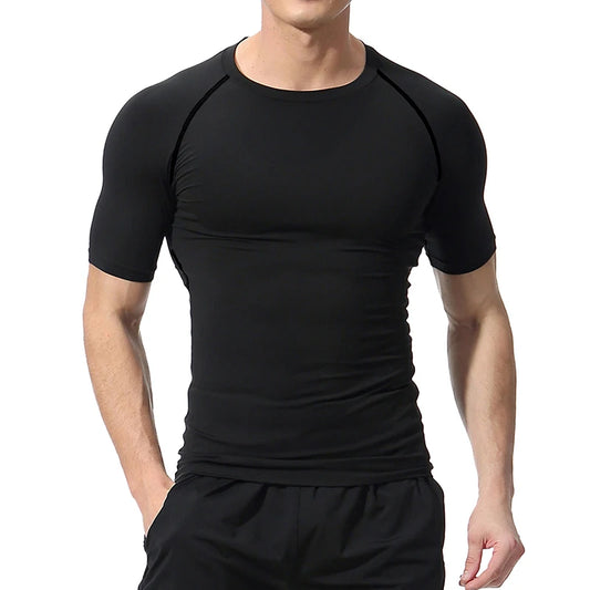 Lion Print Compression Shirts for Men Gym Workout Undershirt Baselayers Athletic Quick Dry Tshirts Tees Short Sleeve Rash Guard
