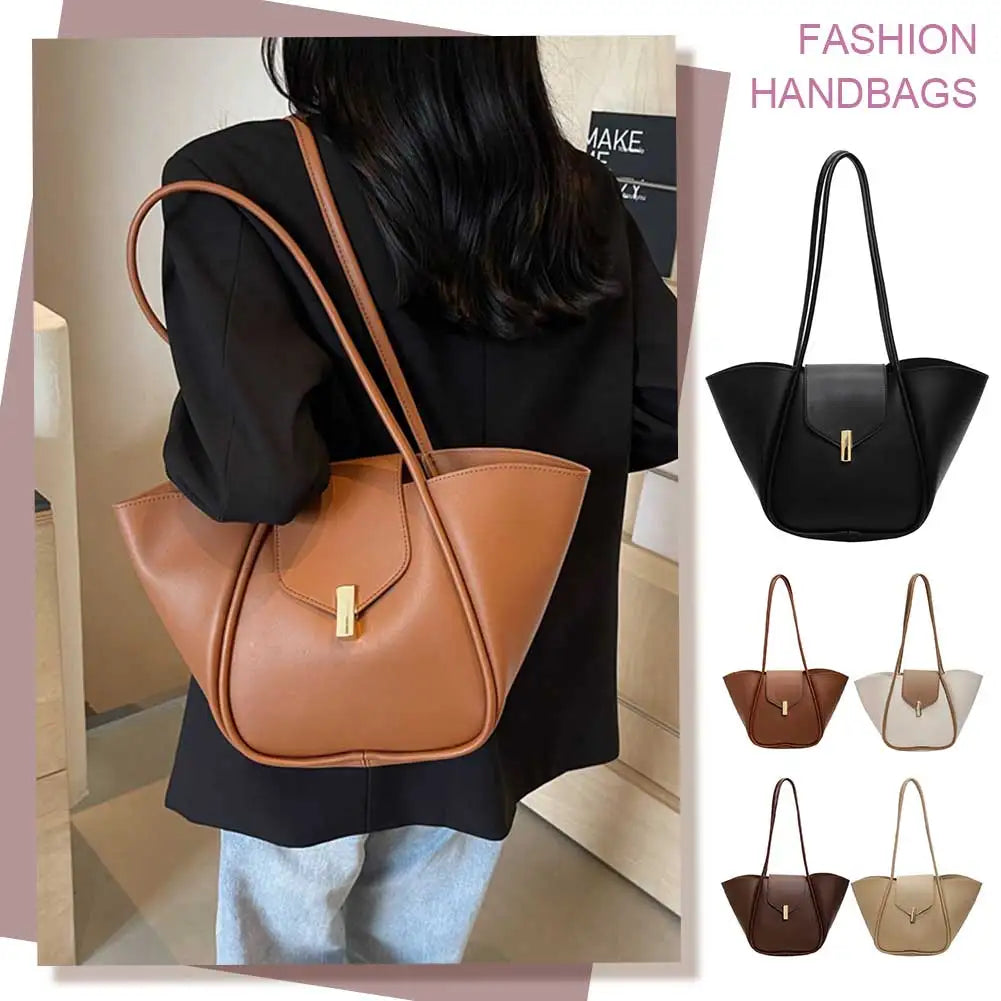 Women Fashion Shoulder Bag Large Capacity Luxury Tote Bag Adjustable Strap Work Handheld Bag Ladies Commute Bag