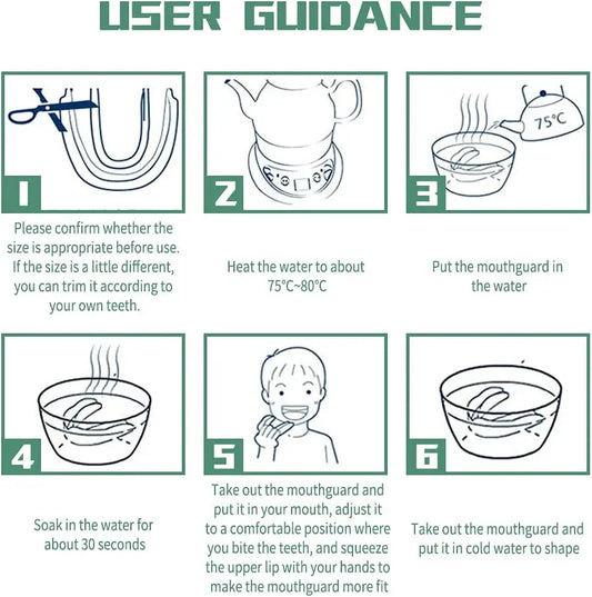 Lekaro Adult Sports Tooth Protection Eva Mouth Guard Sports Kids Mouthguard For Basketball Mma Martial Art Child Boxing Brace