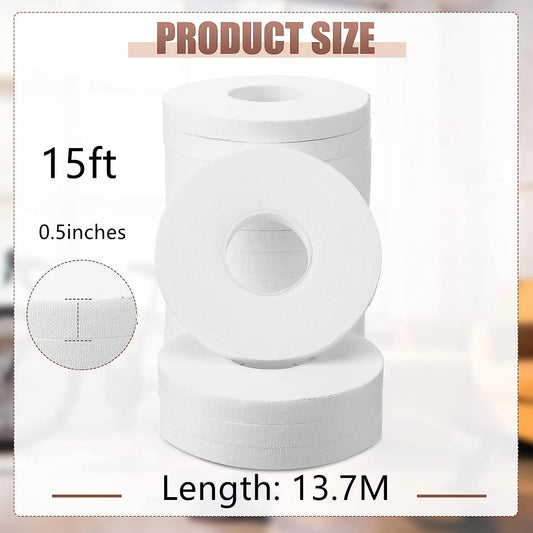 15 feet White Athletic Finger Tape 1/3/6Roll  White Extra Strong Versatile Tapes for  Jiu-Jitsu Outdoor Sports Climbing Football