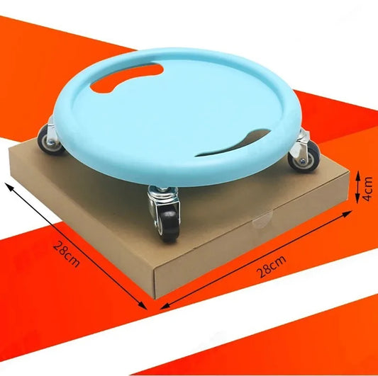 Multifunctional ABS Universal Board Four-Wheel Silent Training Skate Wheel Roller Plate Home Fitness Exercise Equipment