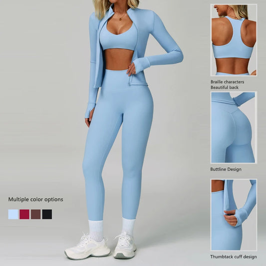 Hearuisavy 2Pcs Sport Bra Women Set Casual Outdoor Running Push up Yoga Clothing Fitness Quick Drying Breathable Crop Top Female