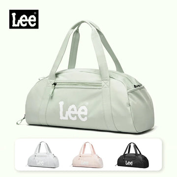 LEE Dry Pocket Sports Fitness Gym Bag for Women Men Large Capacity Waterproof Oxford Duffel Luggage Travel Bag Shoe Compartment