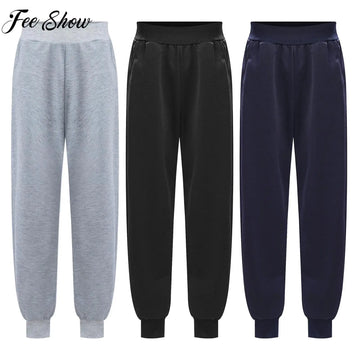 2025 New Training Sports Pants Kids Boys Casual Pants Workout Running Jogging Pants Tracksuits Gym Trousers Joggers Sweatpants