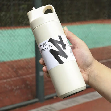 550ML Thermos Bottle Portable Tumbler Vacuum Flasks Stainless Steel Insulated Cup Outdoor Sports Water Bottle Travel Thermal Mug