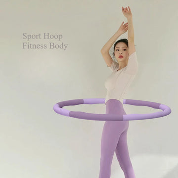 Waist Slimming Hoop for Fitness Sport Hoop for Abs Shaping and Fat Burning Exercise,Body Shaper, Sports Circle