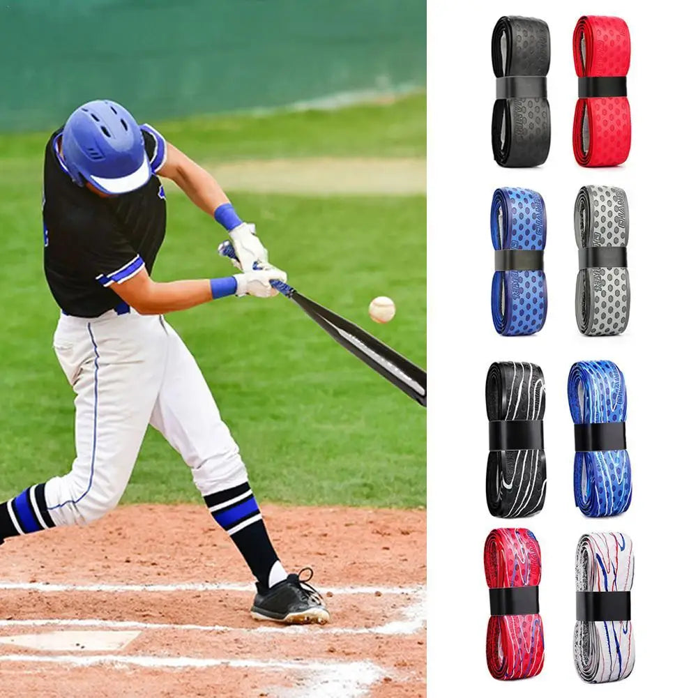 1Pcs PU Baseball Bat Tapes Wrap Shock Absorption Multicolor Anti-slip Sport Accessoriess Bockey Cricket Softball Bat Grip