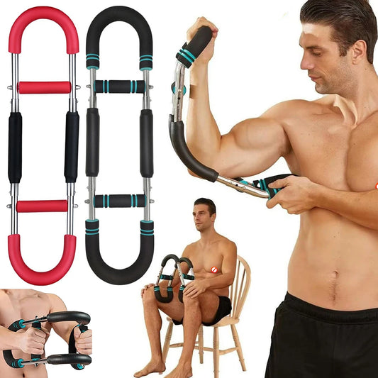 Twister Arm Trainer Adjustable Chest Workout Equipment U-Shaped Twister Arm Exerciser Spring Resistance Home Fitness Equipment