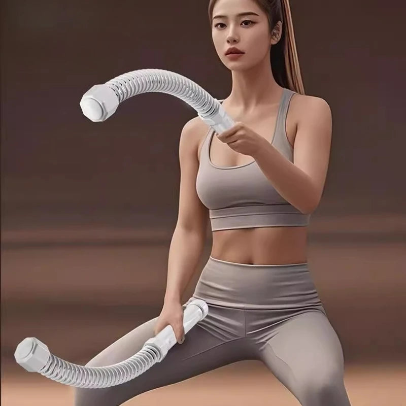 2pcs Cordless Battle Ropes Heavy Duty Power Training System Arm Strength Equipment for Full Body Home Gym Workout Unisex Fitness