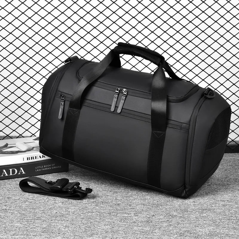 Fashion sports large capacity travel crossbody bag with wet and dry separation handbag,suitable for goingout,gym,shopping,travel