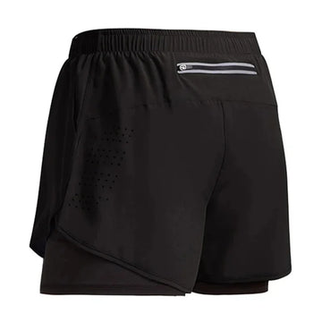 Men's Running Shorts Quick-drying Fitness ventilate Double Layer Shorts Men New Sport Workout Training Bodybuilding Short Pants