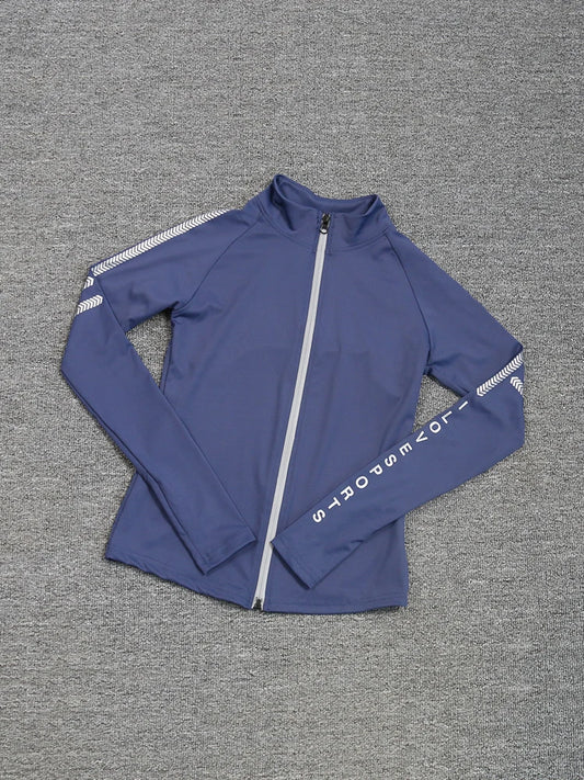 Sportswear Fitness Yoga Bra women Active Wear Training Tops Full Zip Up Closure Yoga Jacket Long Sleeves Apparel