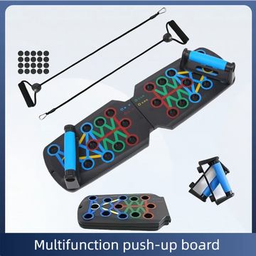 Household push-up board set for portable multi-function push-up fitness equipment for men's chest abdomen/back training