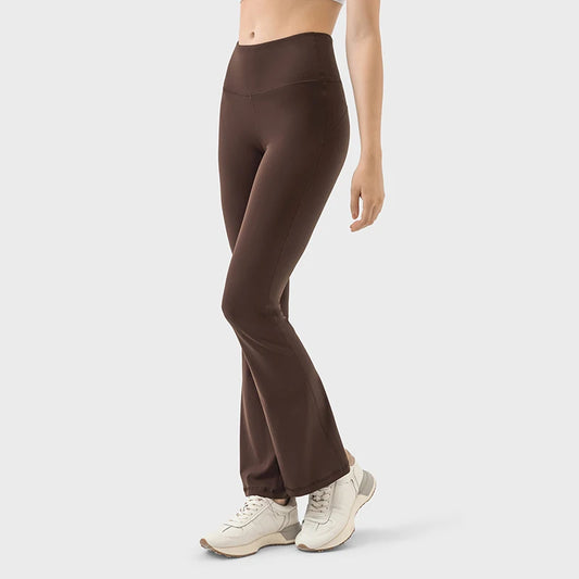 Nepoagym 31" Womens Flare Leggings Yoga Pants with Tummy Control High Waist and Wide Leg Buttery Soft Yoga Pants