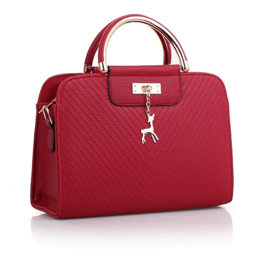 Women's Bag New 2024 Fashion Leather Embossed Handbag Korean Edition Girl's One Shoulder Small Square Bag Women's Crossbody Bag