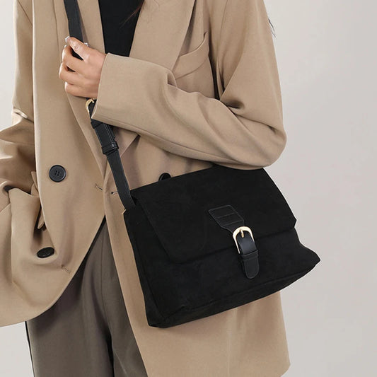 Vintage Suede underarm shoulder bag Fashion Faux Suede Shoulder Bags For Women Crossbody Bags Designer Handbags and Purses