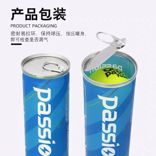 Odear Passion Teloon Pound Original Tennis Balls Pro Tournament Ball High Elasticity Durable Training Ball 3/4 pcs