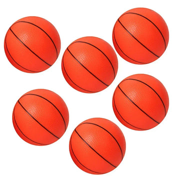 6pcs 10cm Mini Children Inflatable Basketballs Small Basketball Kids Indoor Outdoor Sports Toy Parent-child Games