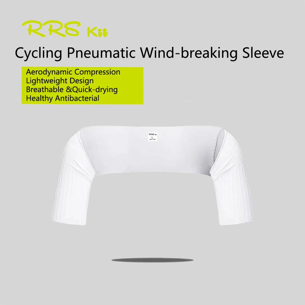 RRSKIT Competitive Cycling Pneumatic Wind-breaking Sleeve Reduce Wind Resistance Quick Dry Breathable Antibacterial Bike Sleeves