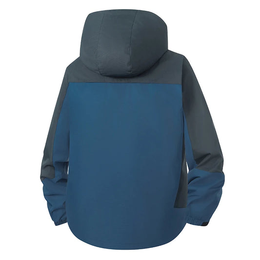 Men's Waterproof Rain Jacket Outdoor Lightweight Softshell Raincoat for Hiking Travel Trekking Camping Jacket Windbreaker Women