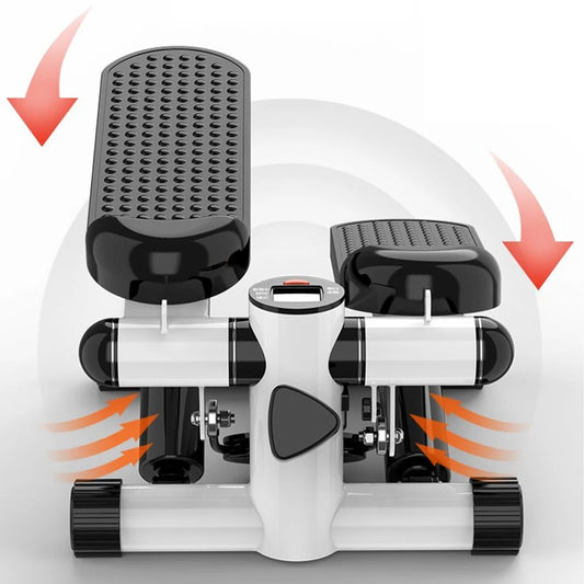 Mini Stepper Pedal Stepper Max 120kg Fitness Stepper LED Display Slimming Treadmill with Pull Rope Exercise Equipment