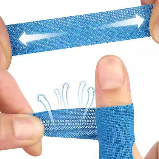 10PC Precut Thumb Support Tape,Self Adhesive Toe Kinesiology Patches Finger Bandages Supplies for Sport Housework