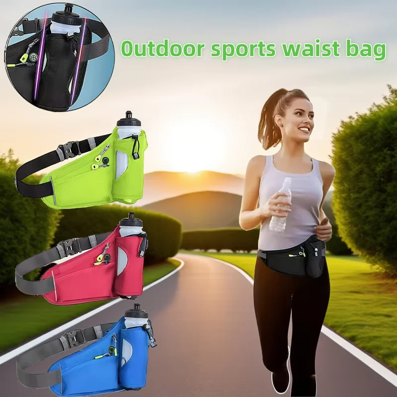 Outdoor Sports  Waist Bag  Multifunctional   Fitness  Water  Bottle  Bag  Lightweight   Waterproof Bag   Running Phone Waist Bag