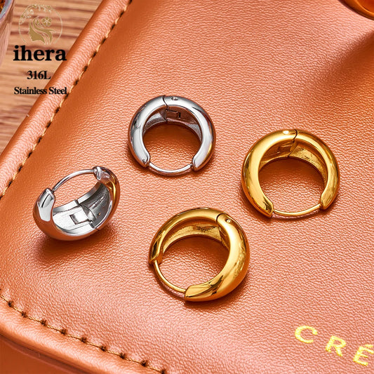2/10PCS 316L Stainless Steel Hoop Earrings 20G Simple Round Earrings for Women Men Lobe Helix Cartilage Piercing Fashion Jewelry