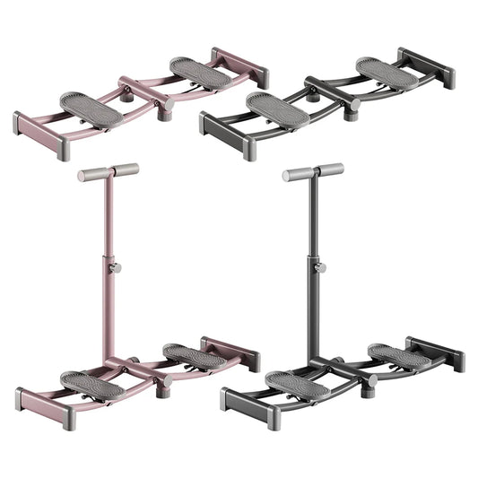 Pelvic Floor Muscle Training Ski Machine Indoor Ski Training Equipment Non-Slip Leg Slimming Device with Handrail for Home Gym