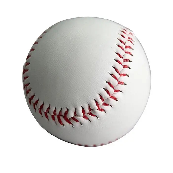 9" White Standard Soft Leather Cork Center BaseBall Ball Exercise Practice Trainning Base Balls Softball Sport Team Games