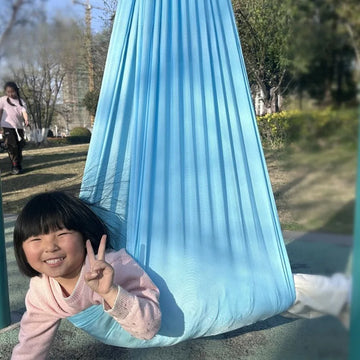 Childrens Yoga Hammock Indoor and Outdoor Universal Sensory Swing Polyester High Stretch Yoga Supplies and Multifunctional Use