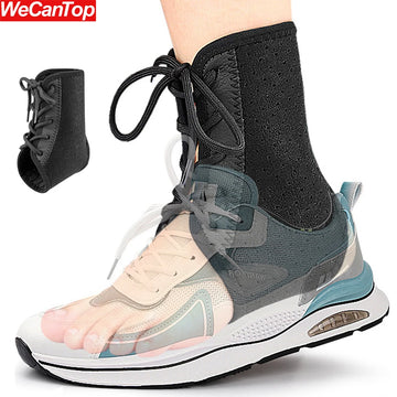 1PCS Ankle Stabilizer Brace for Basketball Running | Lace-Up Adjustable Support for Sprained Ankle, Arthritis & Injury Recovery