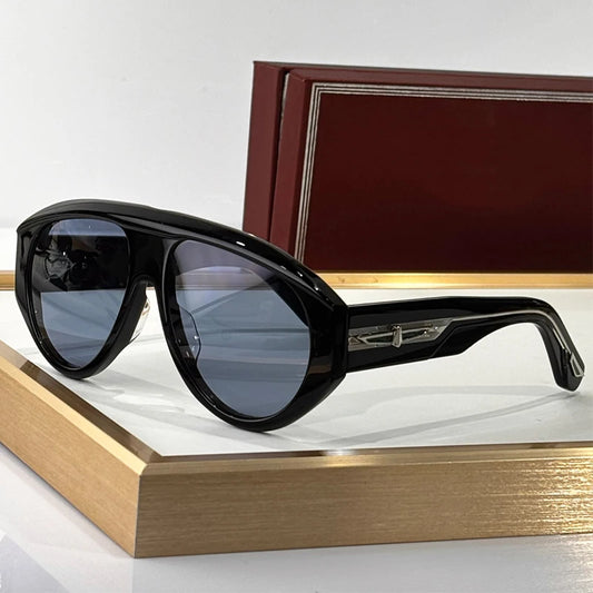 JMM INS BANDIT Acetate New Fashion Oval Sunglasses for Men and Women High Quality Brand Designer Optical Prescription Eyeglasses