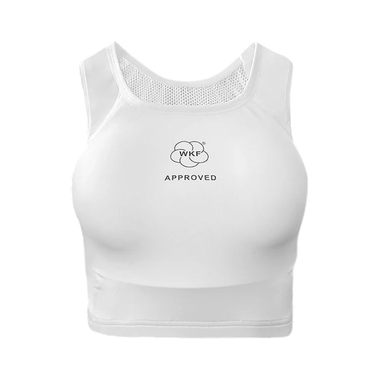 Women Karate Chest Protector Soft Removable Lining Boxing Breast Protection for Sparring Volleyball Taekwondo Kick Boxing Gym
