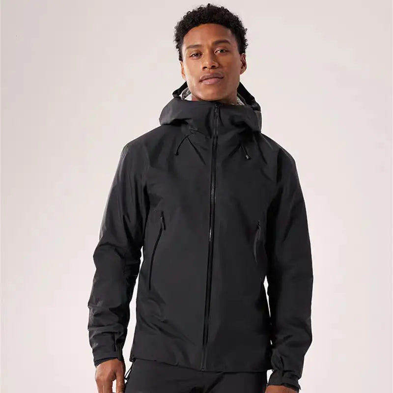 EiAO Windbreaker Mountain Tech Softshell Waterproof Hooded Outdoor Coat for Hiking Camping Fishing Unisex Urban Outdoor 2025