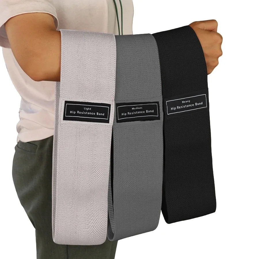 1pc/1 set Fabric Resistance Hip Bands - Glute Thigh Workout Circle for Squats Yoga Stretching - Fitness Loops Gym Equipment