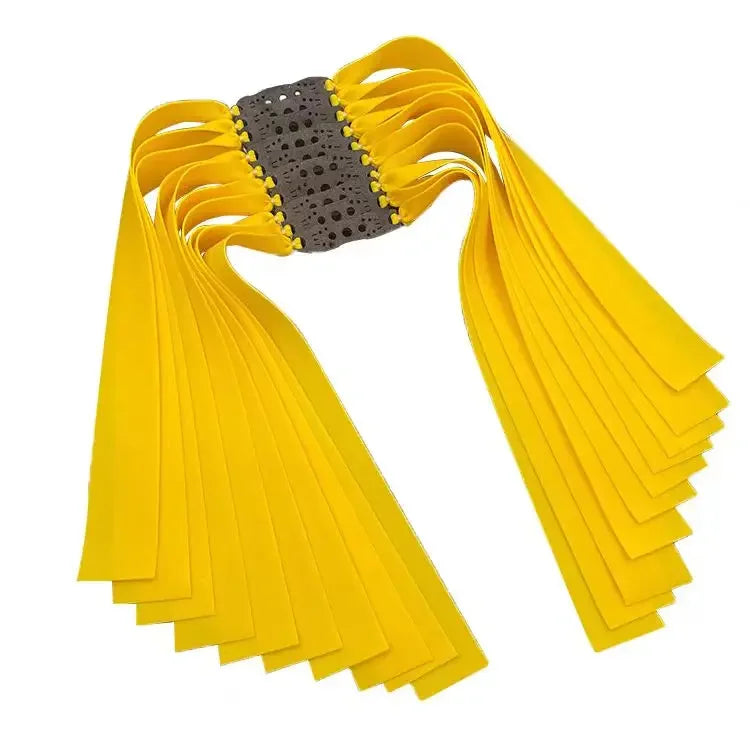 10pcs Flat Rubber Bands 0.75mm Outdoor Hunting Slingshot Accessories High Elasticity Natural Latex Tension Band