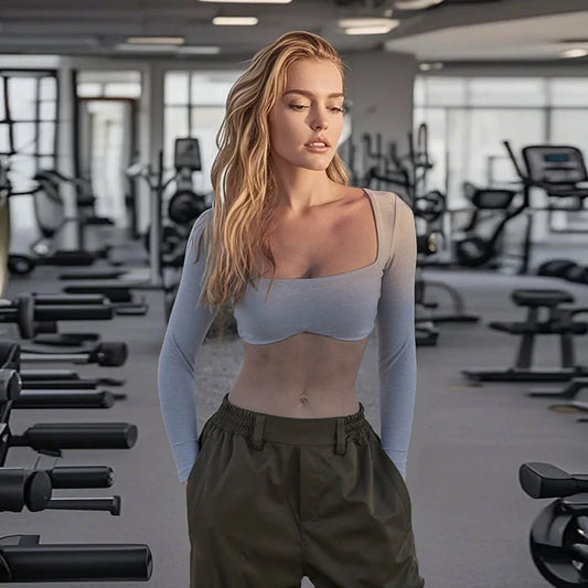 Sean Tsing Yoga Gym Two Picec Sets Women Sexy Sleeveless Angled Shoulder Pleated Tops High Wasit Pant Fitness Training Tracksuit