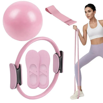 Toning Pilates ring Resistance band Yoga ring Resistance Band Workout Portable Exercise Tool for Pregnancy Postpartum Yoga Suppl